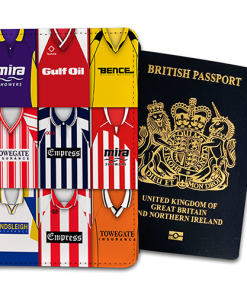 Cheltenham Town Classic Kit Montage Passport Holder Retro Shirt Montage