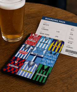 Coventry City Classic Kit Montage Passport Holder Retro Shirt Montage - Image 2