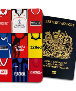 Crawley Town Classic Kit Montage Passport Holder Retro Shirt Montage