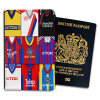 Crystal Palace Classic Kit Montage Passport Holder Retro Shirt Montage