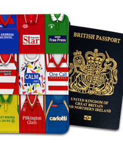 Doncaster Rovers Classic Kit Montage Passport Holder Retro Shirt Montage