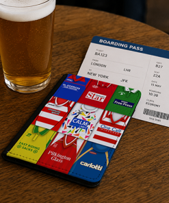 Doncaster Rovers Classic Kit Montage Passport Holder Retro Shirt Montage - Image 2