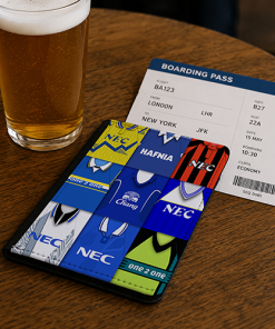 Everton Classic Kit Montage Passport Holder Retro Shirt Montage - Image 2