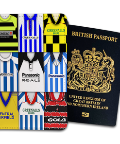 Huddersfield Classic Kit Montage Passport Holder Retro Shirt Montage