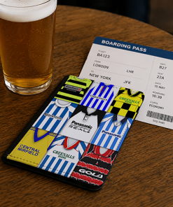 Huddersfield Classic Kit Montage Passport Holder Retro Shirt Montage - Image 2