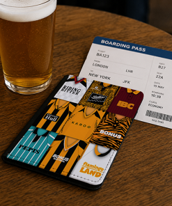 Hull City Classic Kit Montage Passport Holder Retro Shirt Montage - Image 2