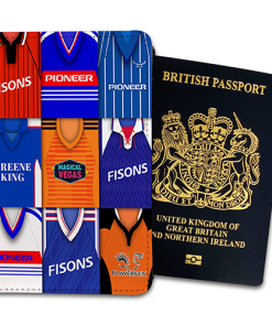 Ipswich Town Classic Kit Montage Passport Holder Retro Shirt Montage