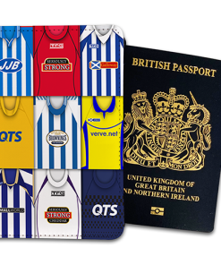 Kilmarnock Classic Kit Montage Passport Holder Retro Shirt Montage
