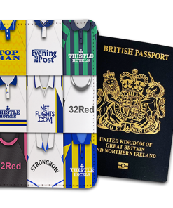 Leeds Utd Classic Kit Montage Passport Holder Retro Shirt Montage