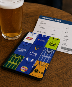 Leicester City Classic Kit Montage Passport Holder Retro Shirt Montage - Image 2