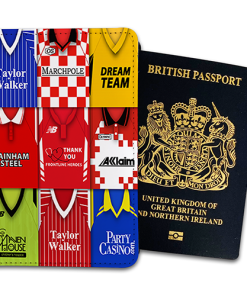 Leyton Orient Classic Kit Montage Passport Holder Retro Shirt Montage