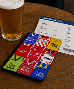 Leyton Orient Classic Kit Montage Passport Holder Retro Shirt Montage - Image 2