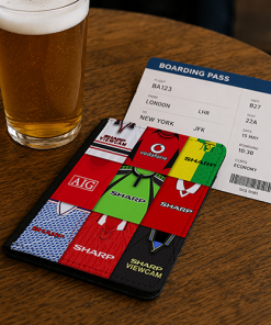 Man Utd Classic Kit Montage Passport Holder Retro Shirt Montage - Image 2