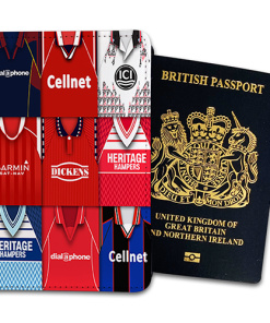 Middlesbrough Classic Kit Montage Passport Holder Retro Shirt Montage