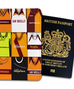 Motherwell Classic Kit Montage Passport Holder Retro Shirt Montage