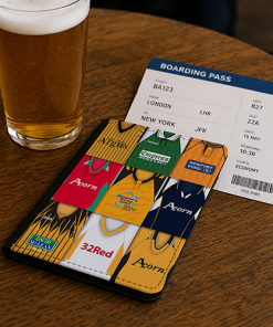 Newport County Classic Kit Montage Passport Holder Retro Shirt Montage - Image 2