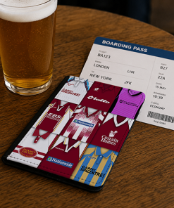 Northampton Town Classic Kit Montage Passport Holder Retro Shirt Montage - Image 2