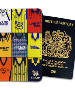 Oxford United Classic Kit Montage Passport Holder Retro Shirt Montage
