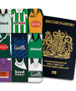 Plymouth Argyle Classic Kit Montage Passport Holder Retro Shirt Montage