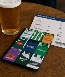 Plymouth Argyle Classic Kit Montage Passport Holder Retro Shirt Montage - Image 2