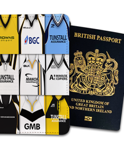 Port Vale Classic Kit Montage Passport Holder Retro Shirt Montage