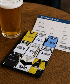 Port Vale Classic Kit Montage Passport Holder Retro Shirt Montage - Image 2