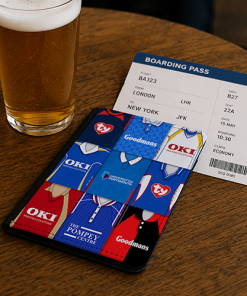 Portsmouth Classic Kit Montage Passport Holder Retro Shirt Montage - Image 2
