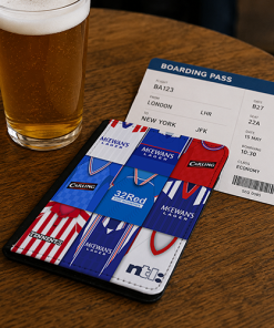 Rangers Classic Kit Montage Passport Holder Retro Shirt Montage - Image 2