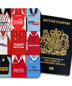 Rotherham Utd Classic Kit Montage Passport Holder Retro Shirt Montage