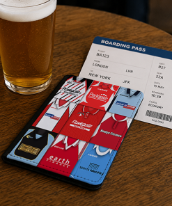 Rotherham Utd Classic Kit Montage Passport Holder Retro Shirt Montage - Image 2