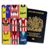 Sheffield United Classic Kit Montage Passport Holder Retro Shirt Montage