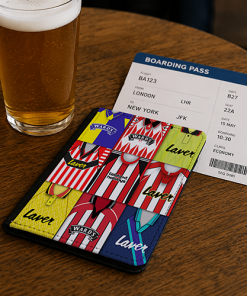 Sheffield United Classic Kit Montage Passport Holder Retro Shirt Montage - Image 2