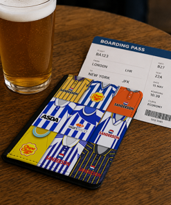 Sheffield Wednesday Classic Kit Montage Passport Holder Retro Shirt Montage - Image 2