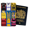 Shrewsbury Town Classic Kit Montage Passport Holder Retro Shirt Montage