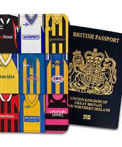 Shrewsbury Town Classic Kit Montage Passport Holder Retro Shirt Montage