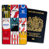 Stevenage Classic Kit Montage Passport Holder Retro Shirt Montage