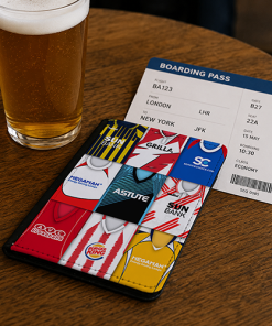 Stevenage Classic Kit Montage Passport Holder Retro Shirt Montage - Image 2