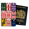Stoke City Classic Kit Montage Passport Holder Retro Shirt Montage