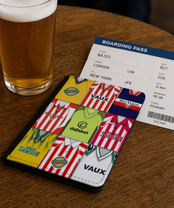 Sunderland Classic Kit Montage Passport Holder Retro Shirt Montage - Image 2