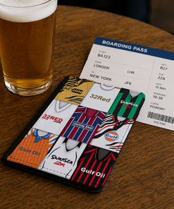 Swansea City Classic Kit Montage Passport Holder Retro Shirt Montage - Image 2