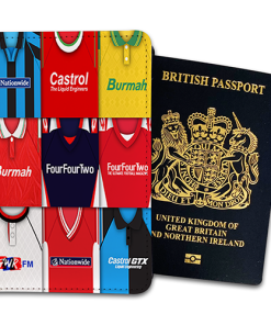 Swindon Town Classic Kit Montage Passport Holder Retro Shirt Montage