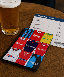 Swindon Town Classic Kit Montage Passport Holder Retro Shirt Montage - Image 2