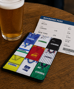 Tranmere Rovers Classic Kit Montage Passport Holder Retro Shirt Montage - Image 2
