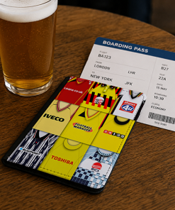 Watford Classic Kit Montage Passport Holder Retro Shirt Montage - Image 2