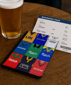 Wimbledon Classic Kit Montage Passport Holder Retro Shirt Montage - Image 2