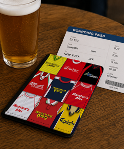 Wrexham Classic Kit Montage Passport Holder Retro Shirt Montage - Image 2