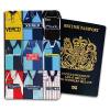 Wycombe Classic Kit Montage Passport Holder Retro Shirt Montage