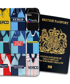 Wycombe Classic Kit Montage Passport Holder Retro Shirt Montage