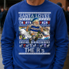 Santa Loves The R's QPR Blue Christmas Jumper
