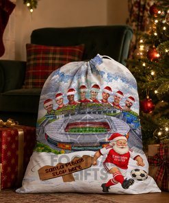 Arsenal Santa Stop Here Christmas Santa Sack